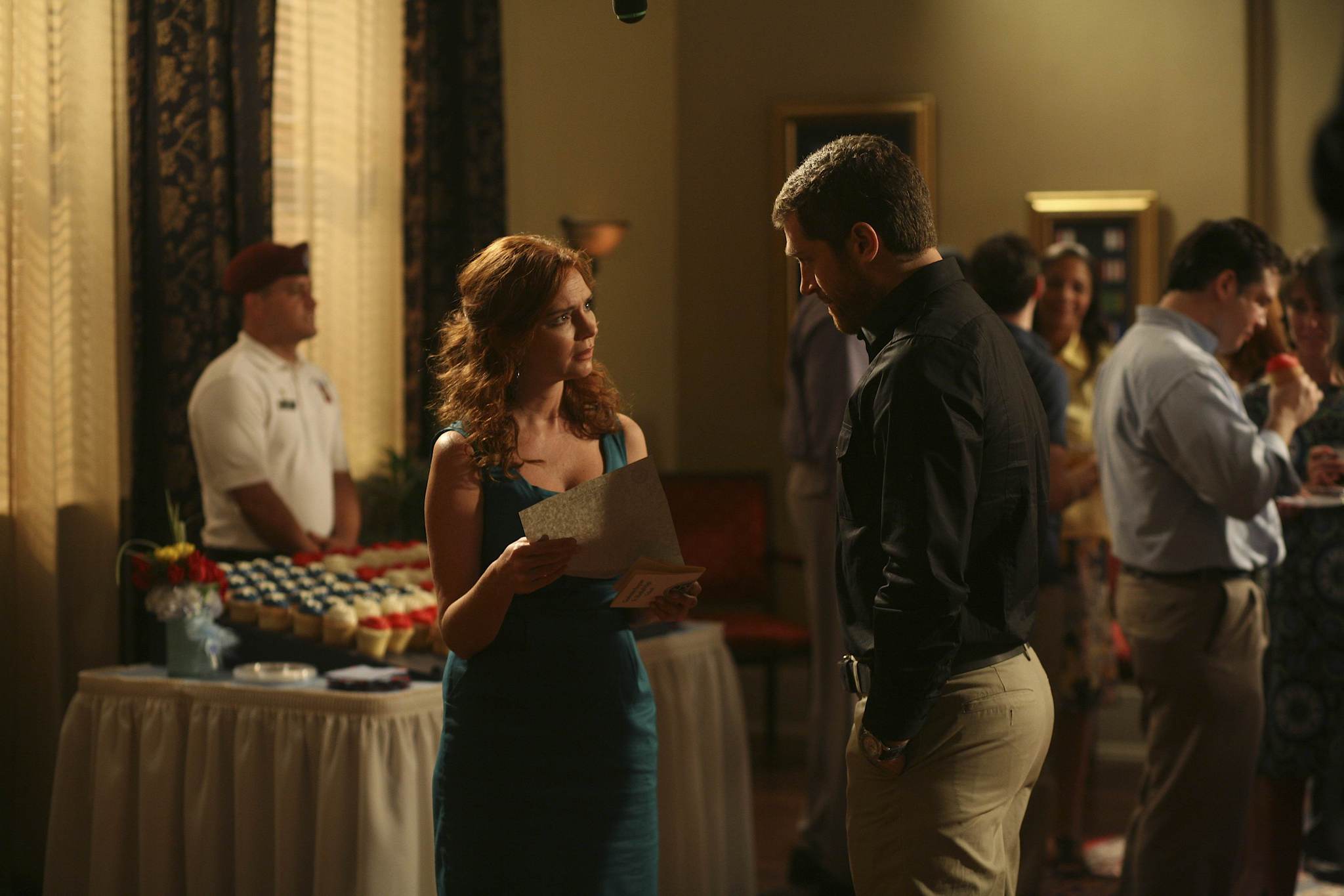 Still of Jeremy Davidson and Brigid Brannagh in Army Wives (2007)