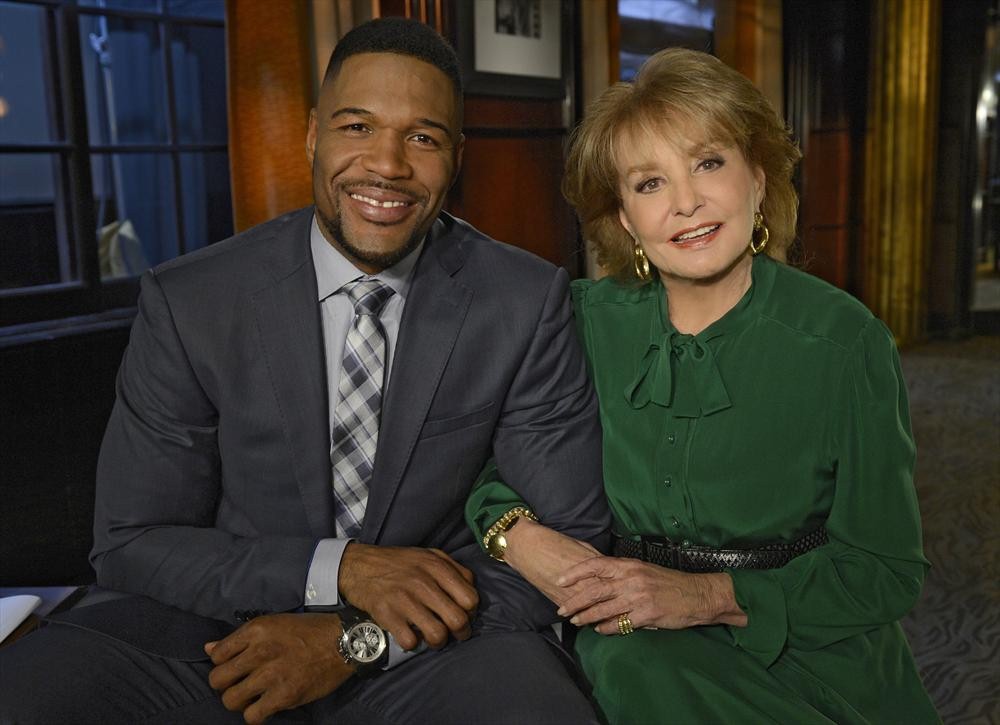 Still of Barbara Walters and Michael Strahan in The Barbara Walters Special (1976)