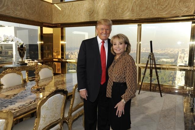 Still of Donald Trump and Barbara Walters in The Barbara Walters Special (1976)