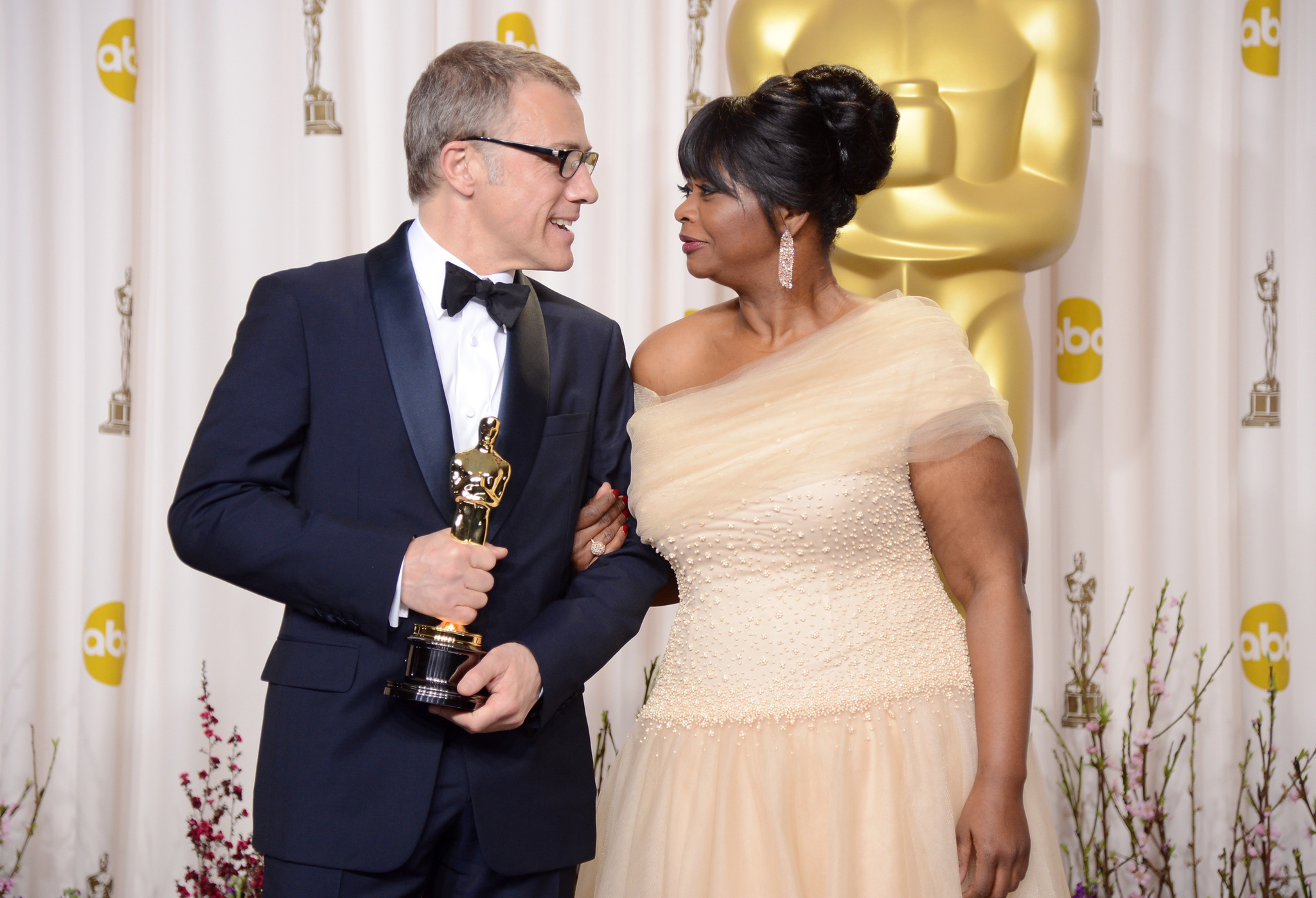 Octavia Spencer and Christoph Waltz