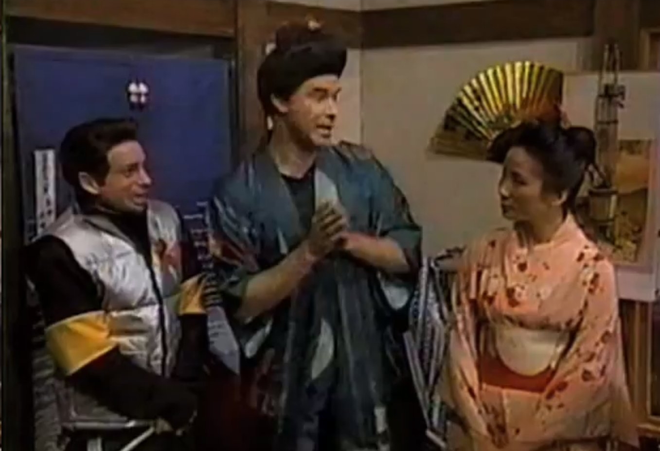 Still of Chris Kattan, Will Ferrell and Linda Wang in Saturday Night Live