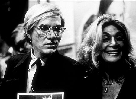 Andy Warhol and Sylvia Miles, 1972.