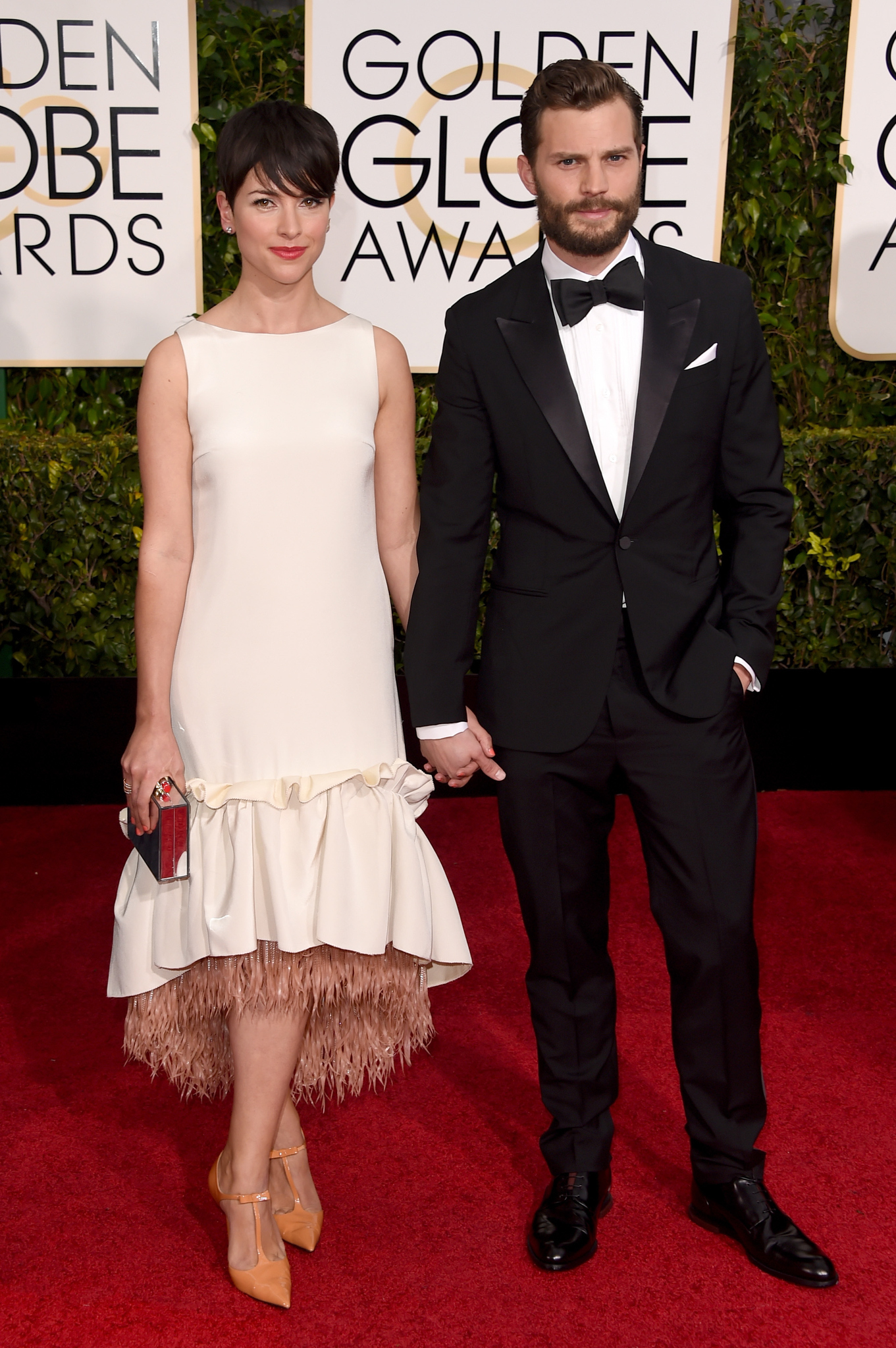 Amelia Warner and Jamie Dornan at event of The 72nd Annual Golden Globe Awards (2015)