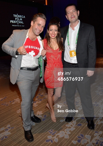 NEW YORK, NY - APRIL 24: Filmmakers Tyler Hollinger, Bree Michael Warner and Christian Keiber attend the TFF Awards Night during the 2014 Tribeca Film Festival at Conrad New York on April 24, 2014 in New York City. (Photo by Ben Gabbe/Getty Images for the