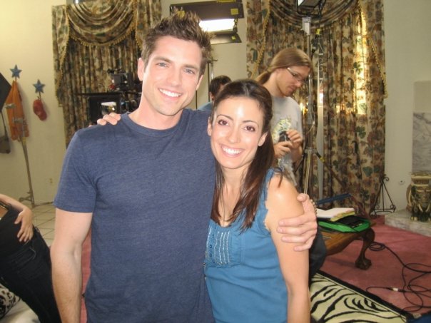 Scott Bailey & Bree Michael Warner on the set of 