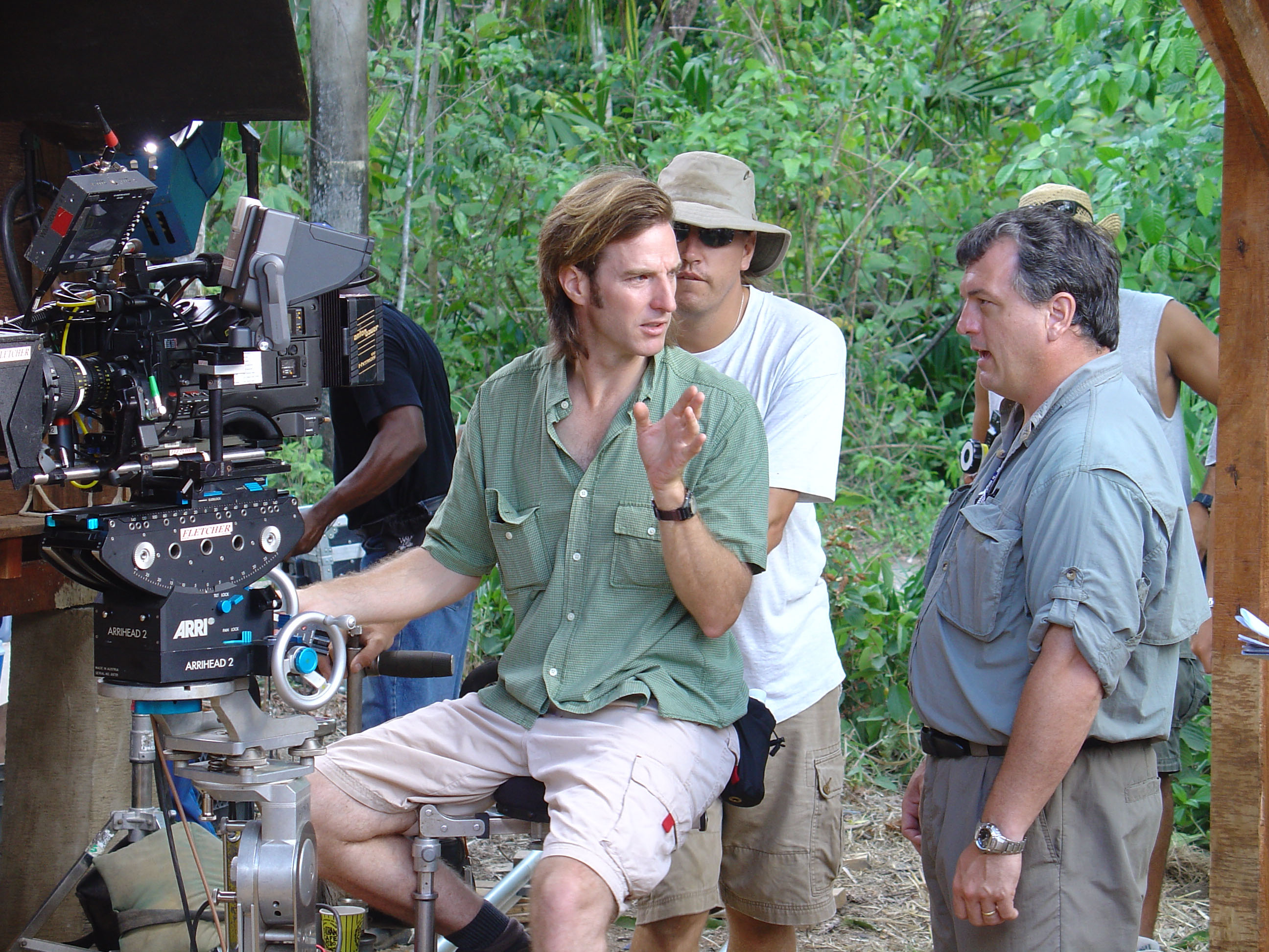 Glenn Warner operating feature in Panama jungle.