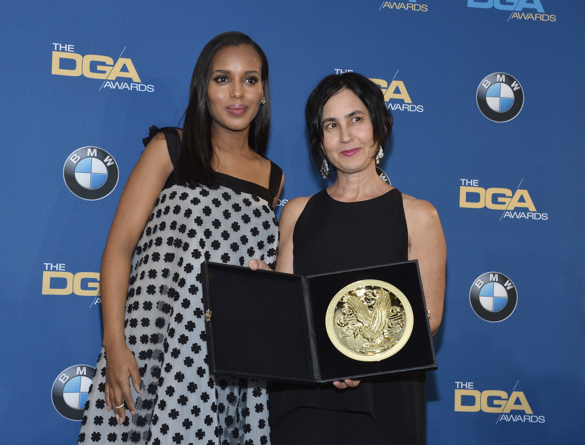 Amy Schatz and Kerry Washington