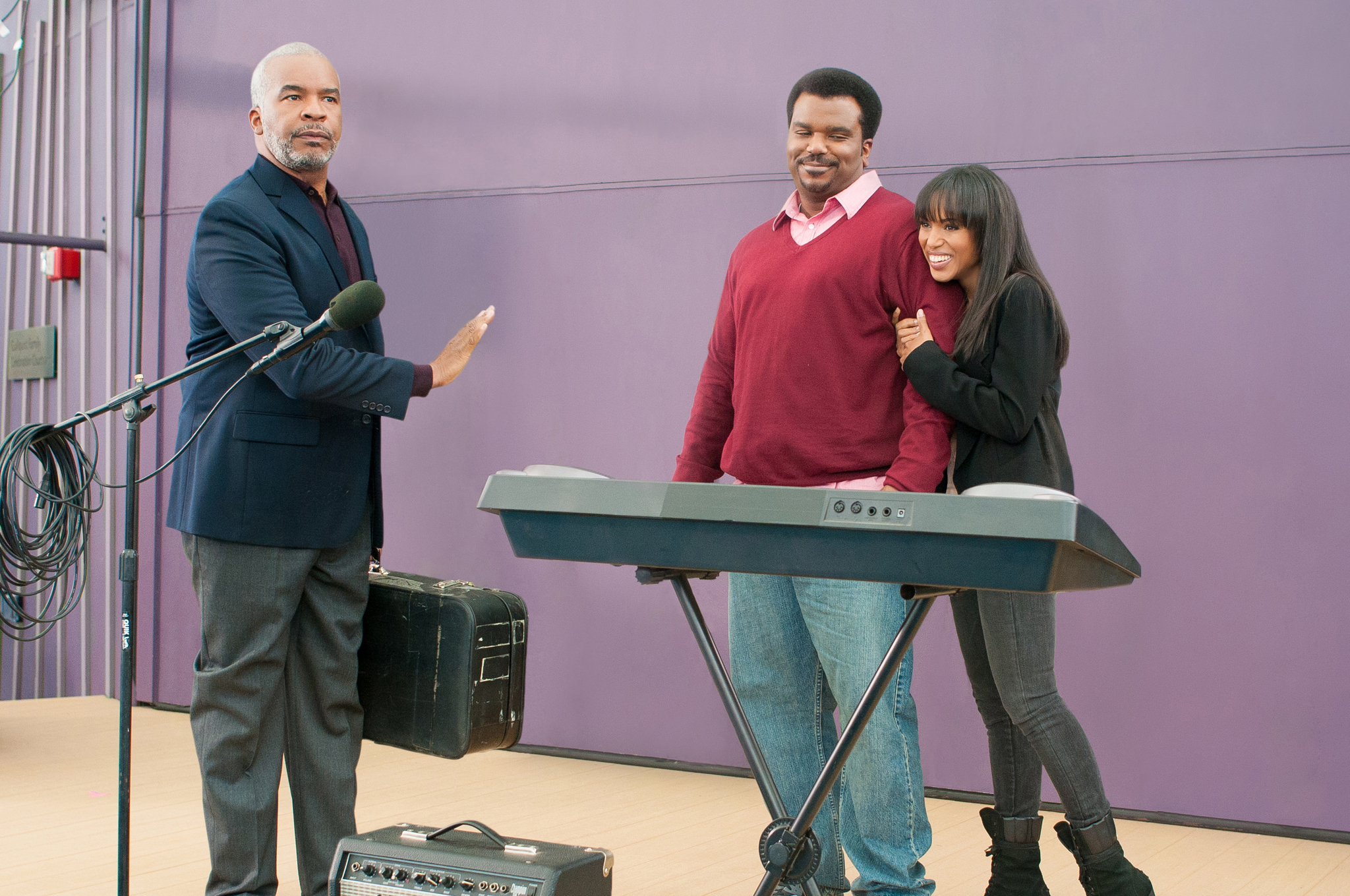 Still of David Alan Grier, Craig Robinson and Kerry Washington in Peeples (2013)