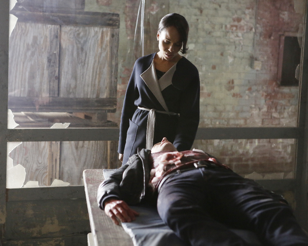 Still of Scott Foley and Kerry Washington in Scandal (2012)