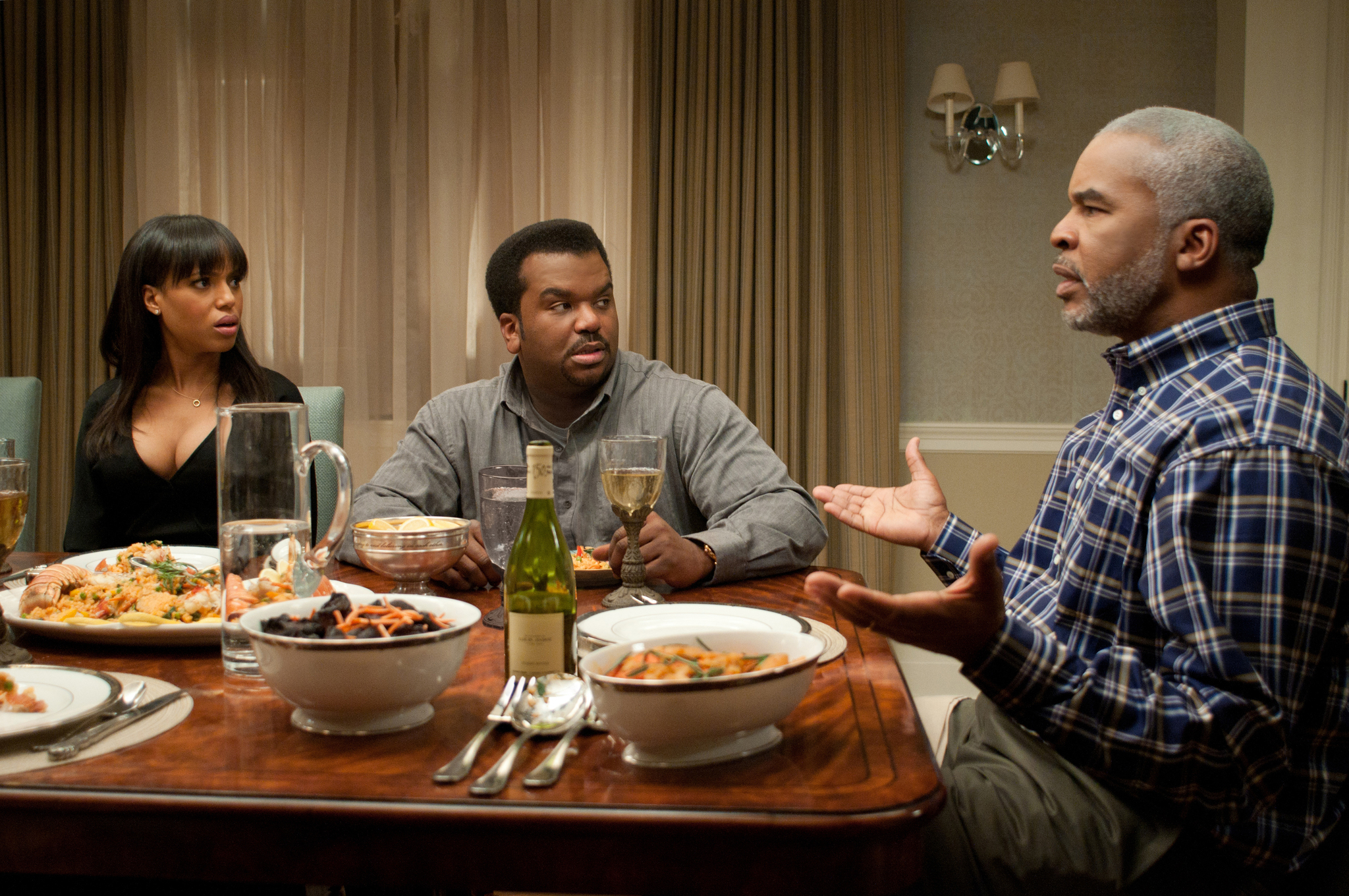 Still of David Alan Grier, Craig Robinson and Kerry Washington in Peeples (2013)