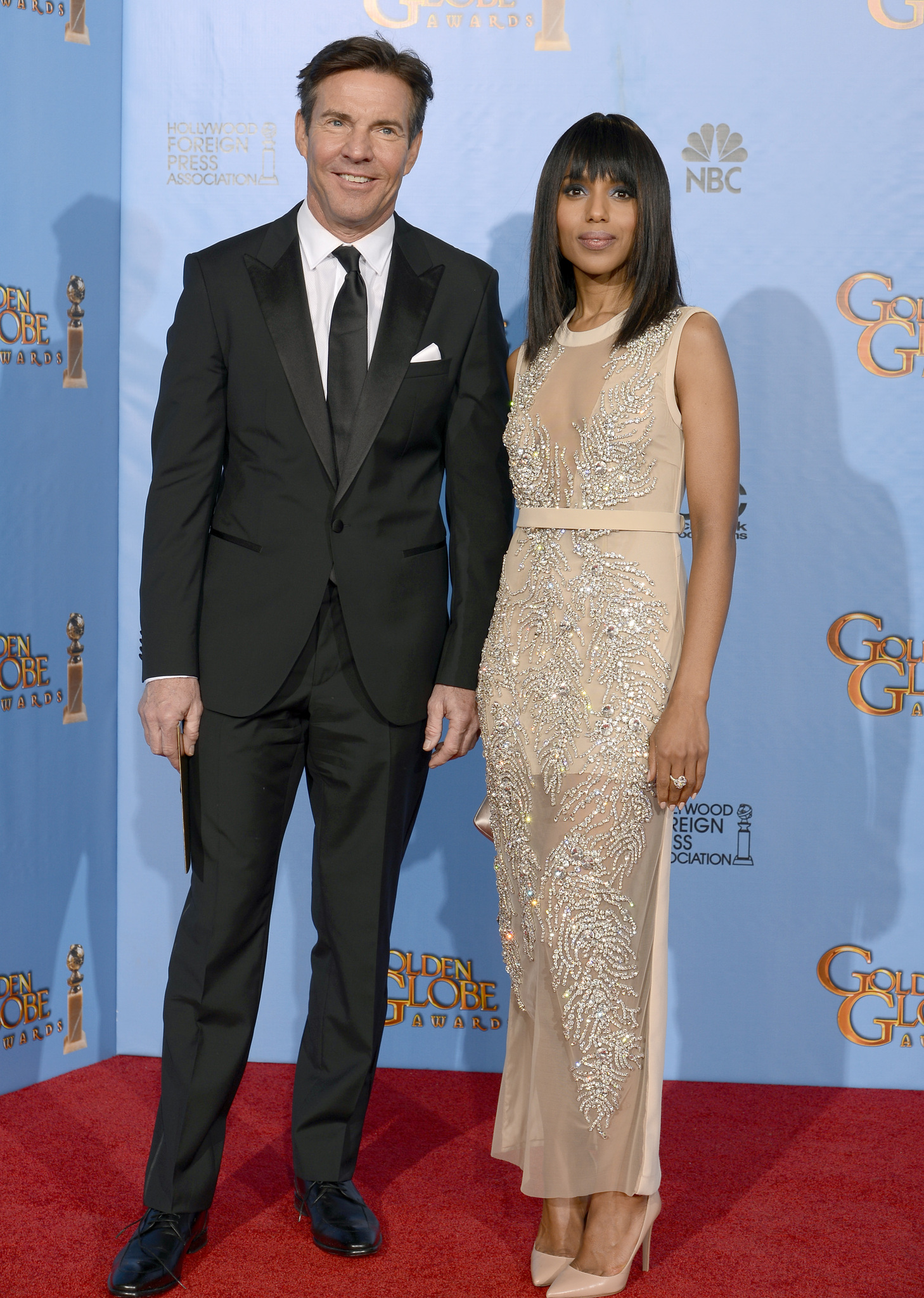 Dennis Quaid and Kerry Washington