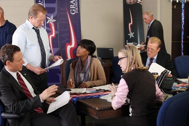 Still of Tony Goldwyn, Gregg Henry, Jeanette Brox and Kerry Washington in Scandal (2012)