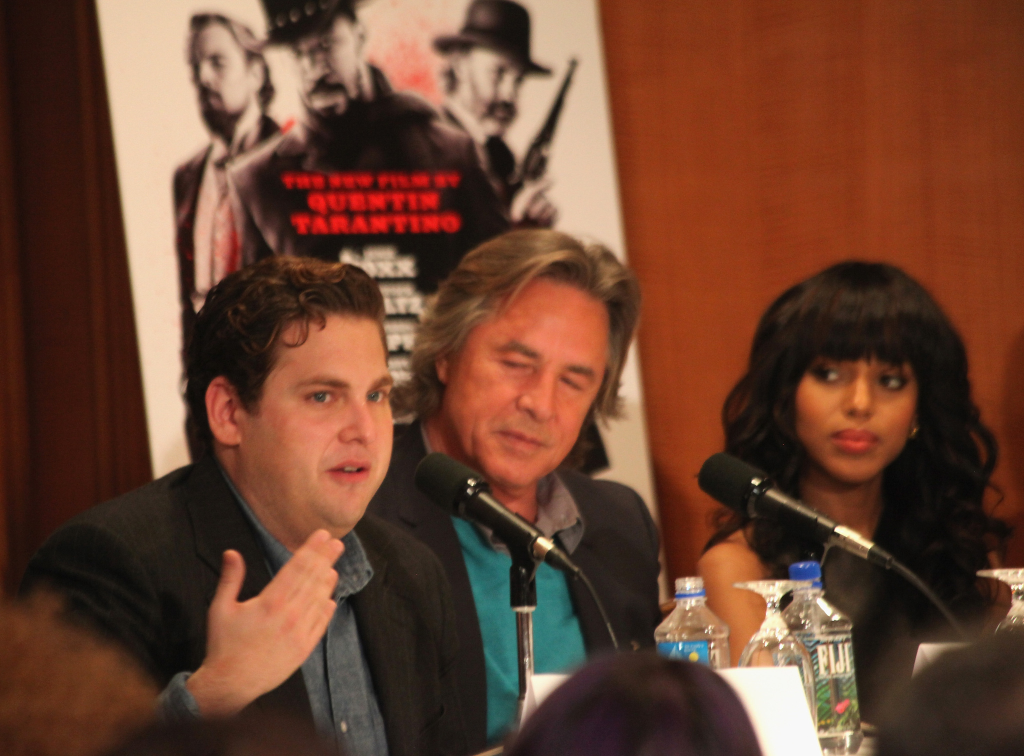 Don Johnson, Kerry Washington and Jonah Hill at event of Istrukes Dzango (2012)