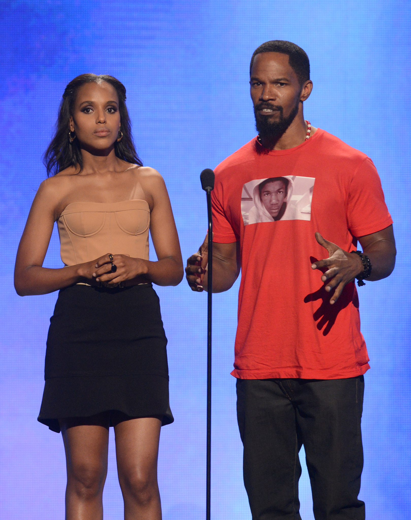 Jamie Foxx and Kerry Washington