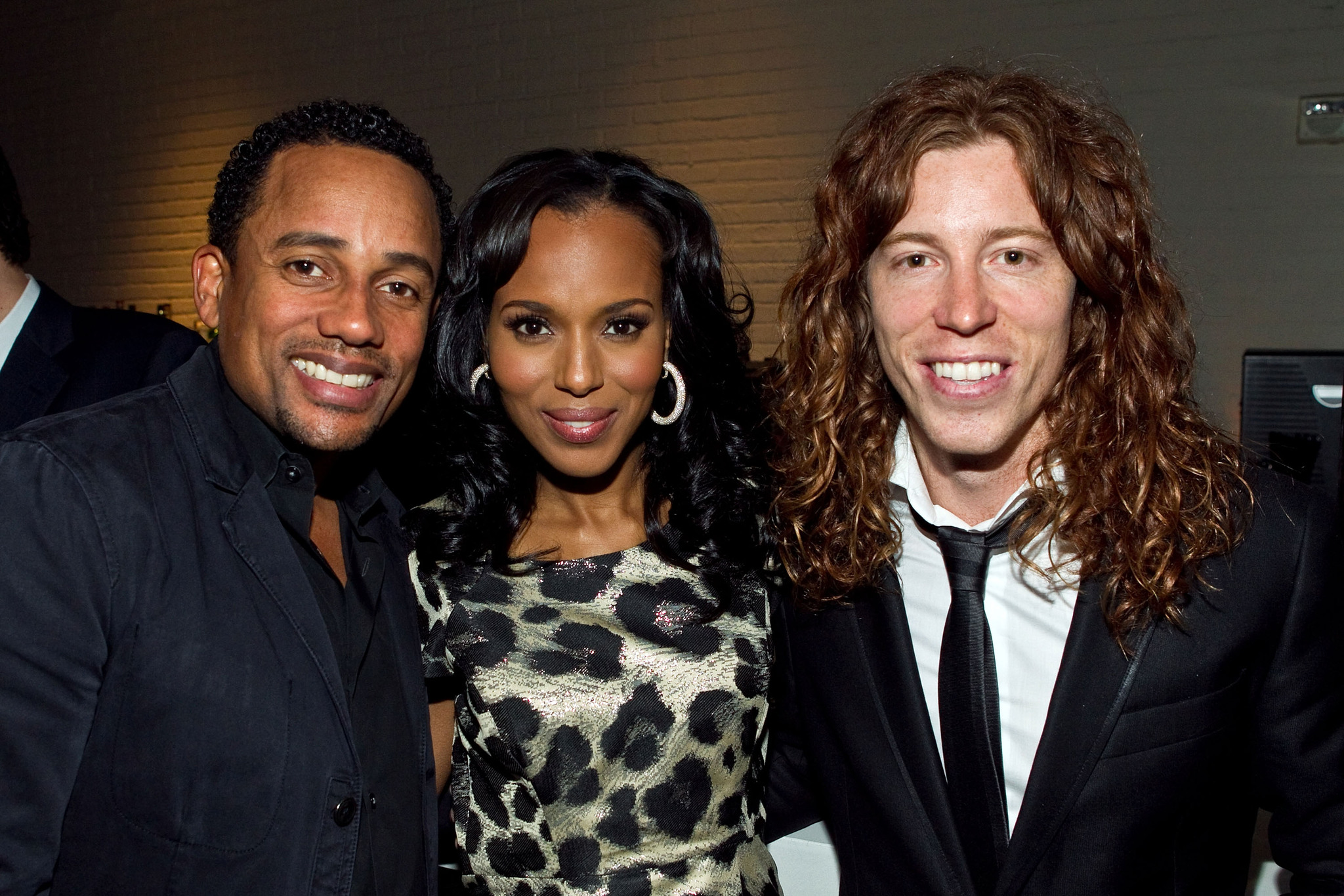 Hill Harper, Kerry Washington and Shaun White