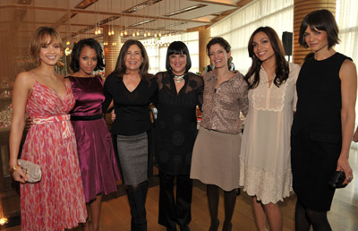 Jessica Alba, Katie Holmes, Rosario Dawson, Eve Ensler, Paula Wagner and Kerry Washington