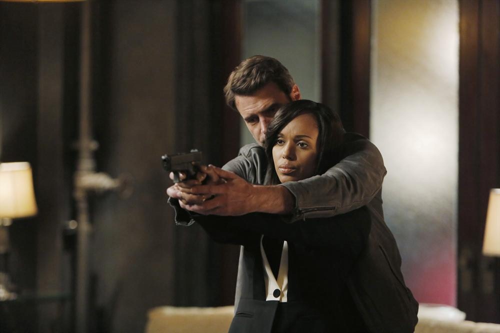 Still of Scott Foley and Kerry Washington in Scandal (2012)