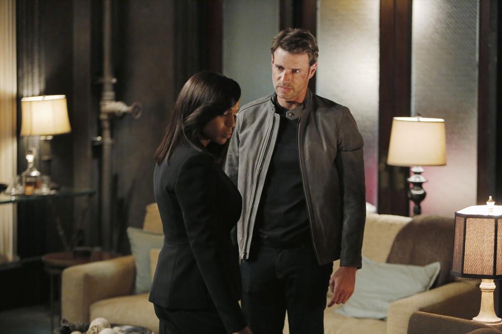 Still of Scott Foley and Kerry Washington in Scandal (2012)