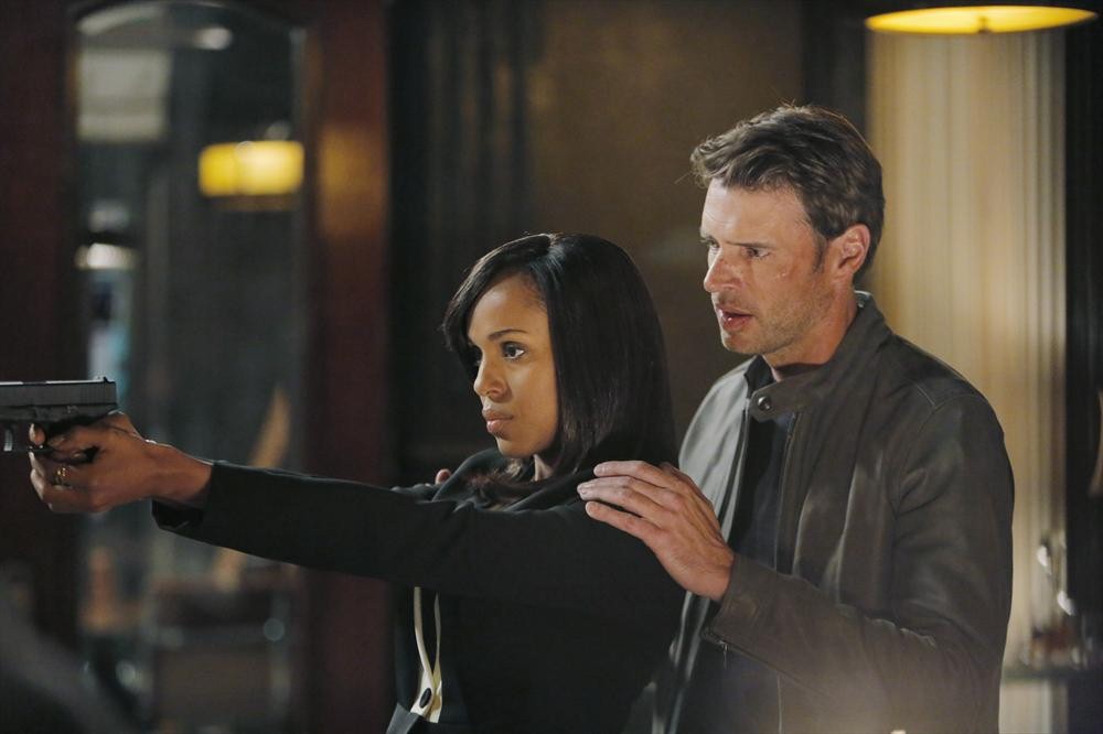 Still of Scott Foley and Kerry Washington in Scandal (2012)