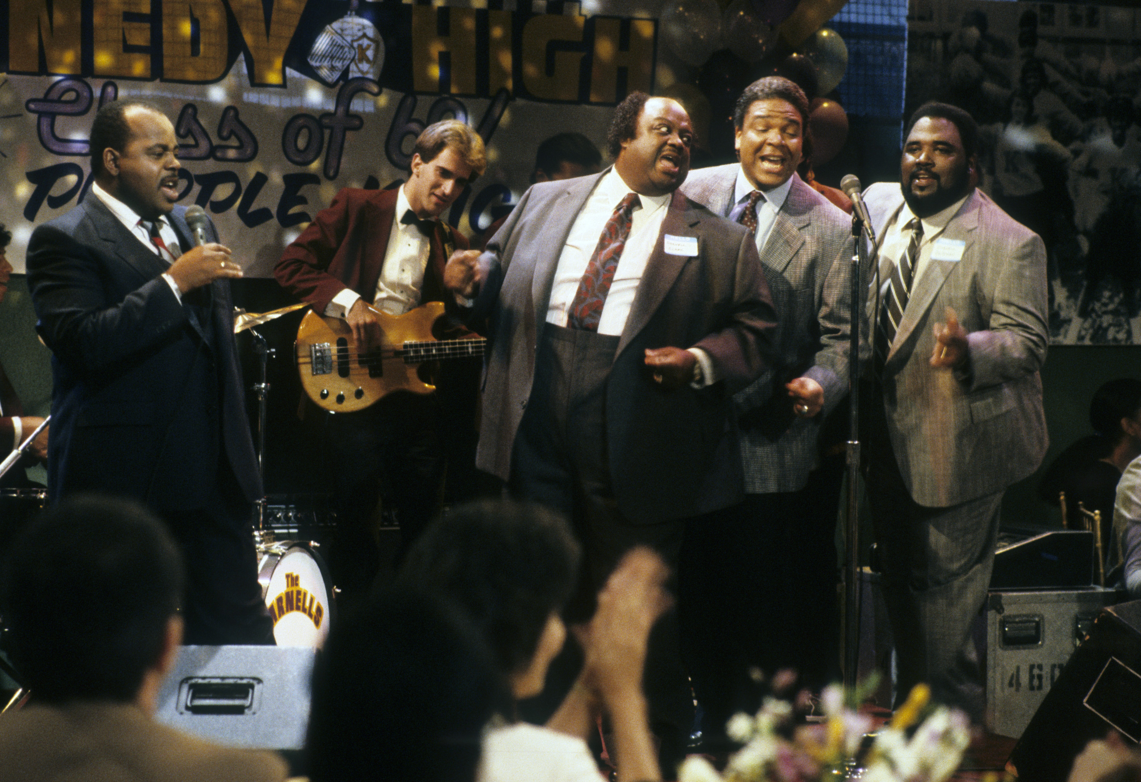 Still of Reginald VelJohnson, Ken Page, Ron Taylor, Lou B. Washington and Ron Kellum in Family Matters (1989)