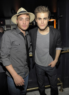 Paul Wesley and Ed Westwick