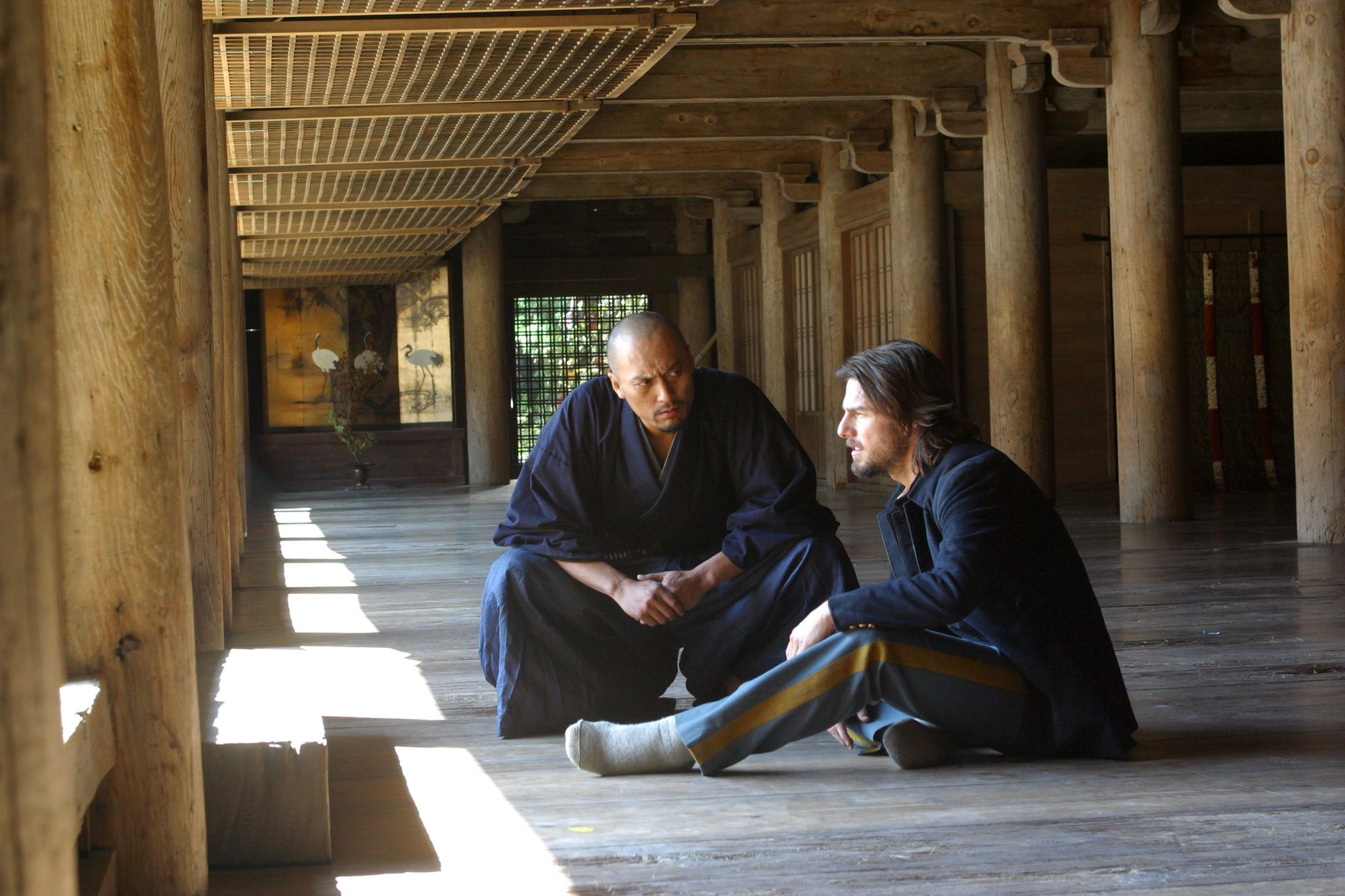 Still of Tom Cruise and Ken Watanabe in The Last Samurai (2003)
