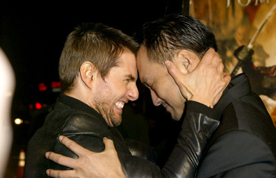 Tom Cruise and Ken Watanabe at event of The Last Samurai (2003)