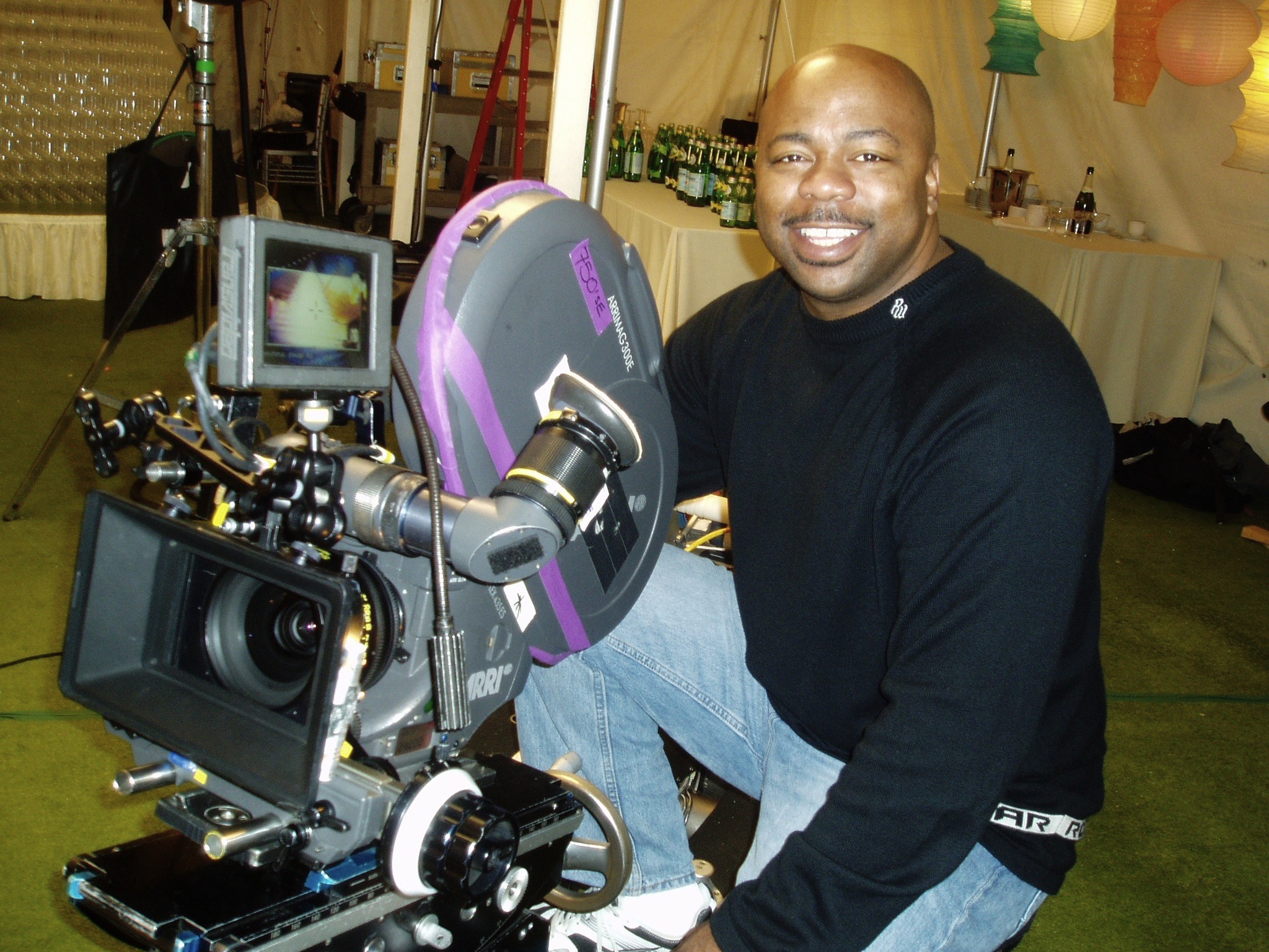 EDDIE L. WATKINS, DIRECTING 2ND UNIT ON THE FILM WHITE CHICKS IN VANCOUVER B.C.