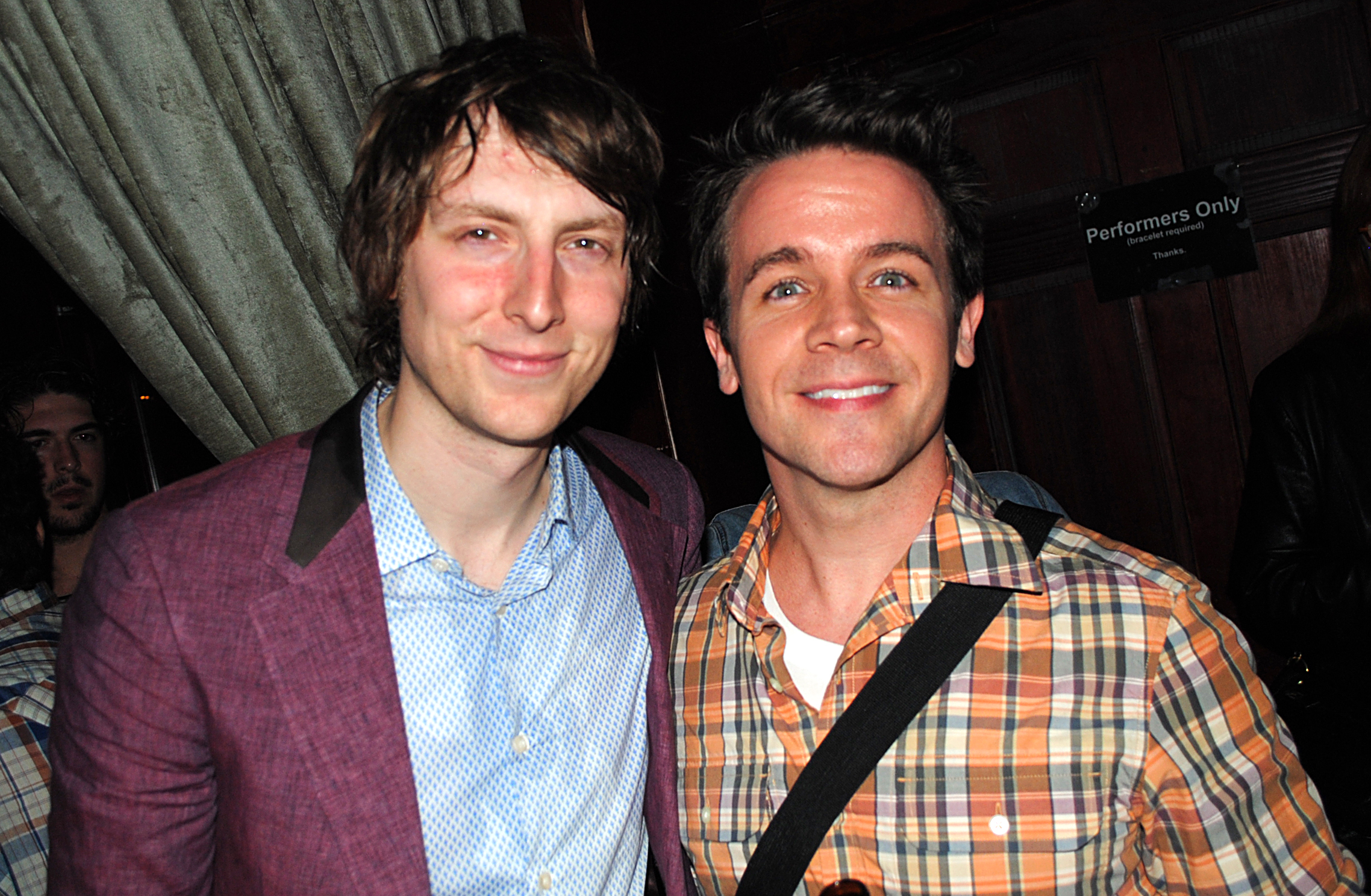 Musician Eric Hutchinson and Craig Watkinson, Los Angeles, 2012.