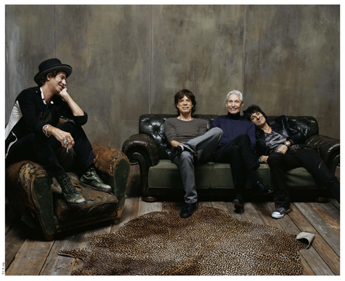 Still of Mick Jagger, Keith Richardson, Charlie Watts and Ron Woodall in Crossfire Hurricane (2012)