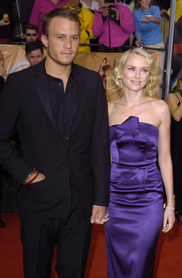 Heath Ledger and Naomi Watts