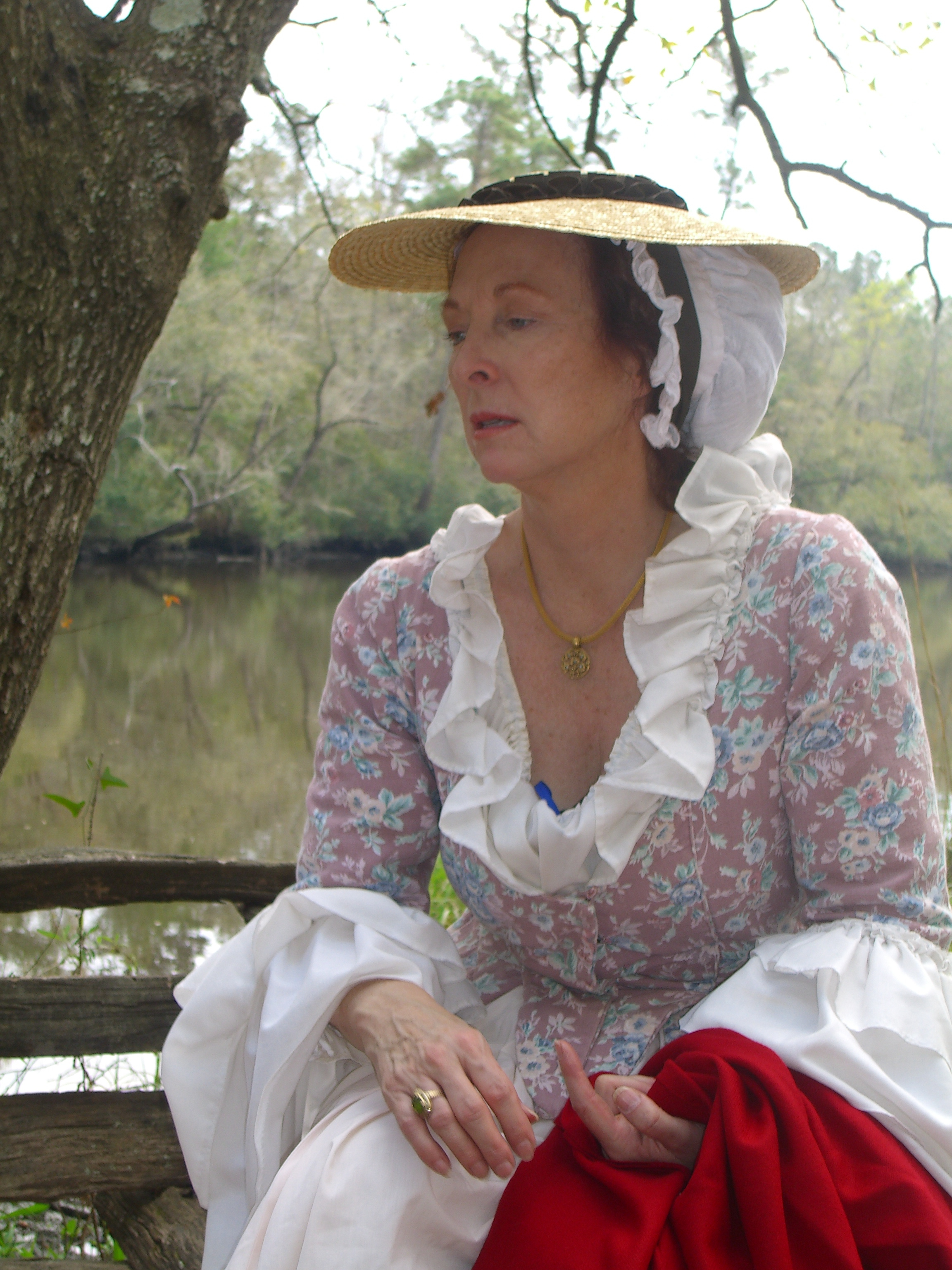 Chris Weatherhead as Catherine Felder, backcountry wife of Amercian revolutionary War hero, Captain Henry Felder in the indie historical action adventure pic, 