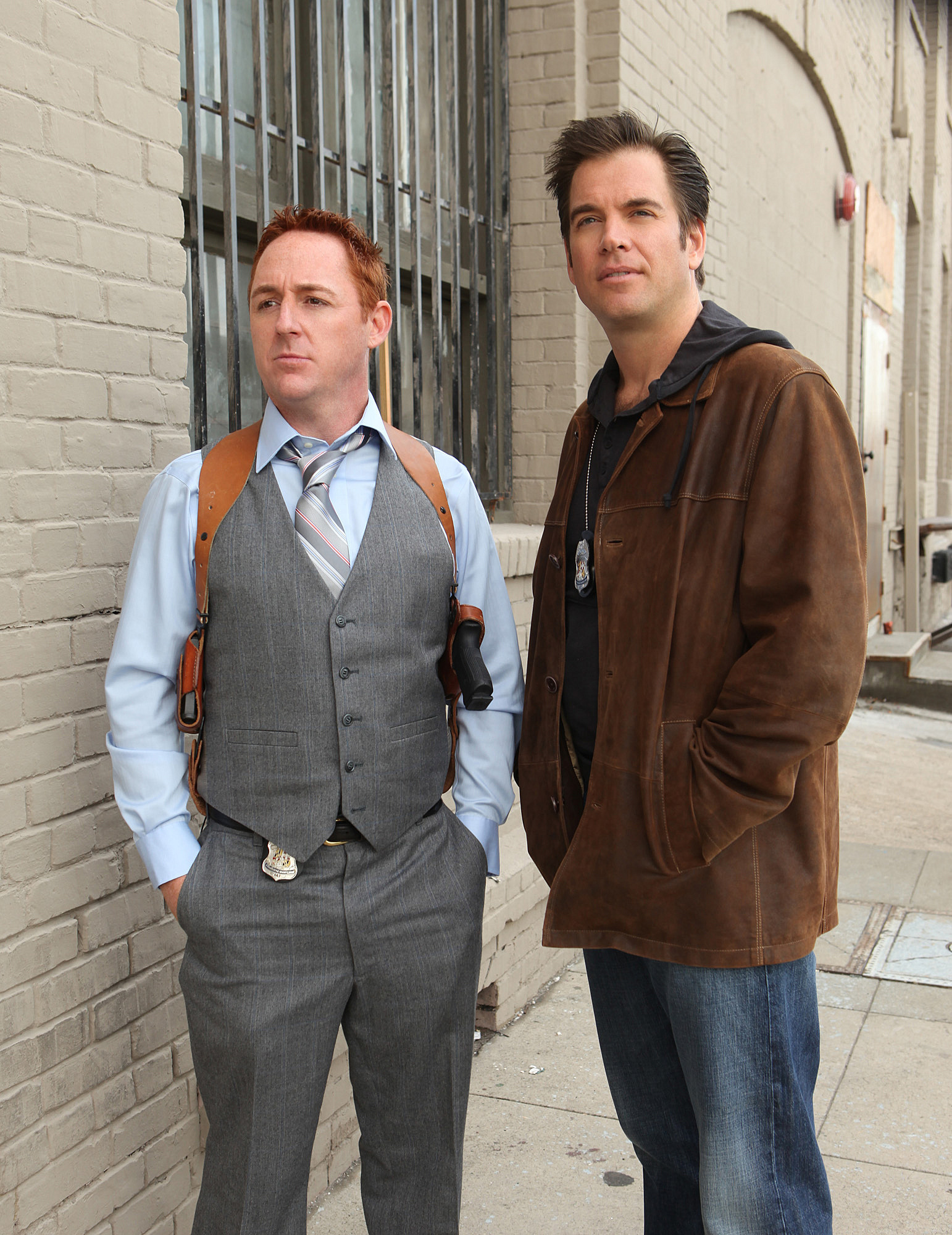 Still of Scott Grimes and Michael Weatherly in NCIS: Naval Criminal Investigative Service (2003)