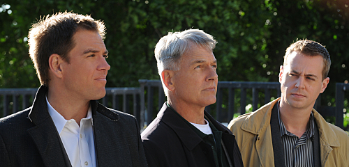 Still of Mark Harmon, Sean Murray and Michael Weatherly in NCIS: Naval Criminal Investigative Service: Child's Play (2009)
