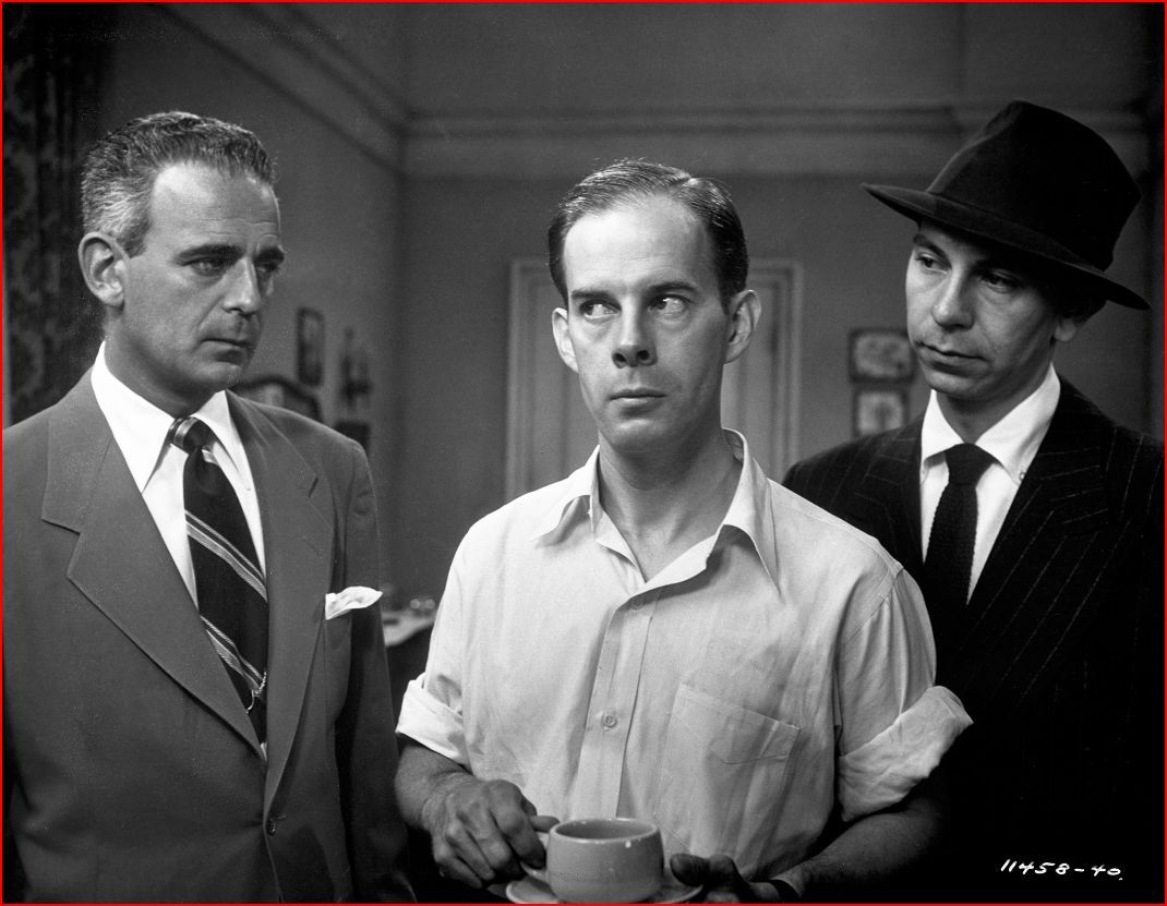 Still of Harry Morgan, Paul Stewart and Jack Webb in Appointment with Danger (1951)
