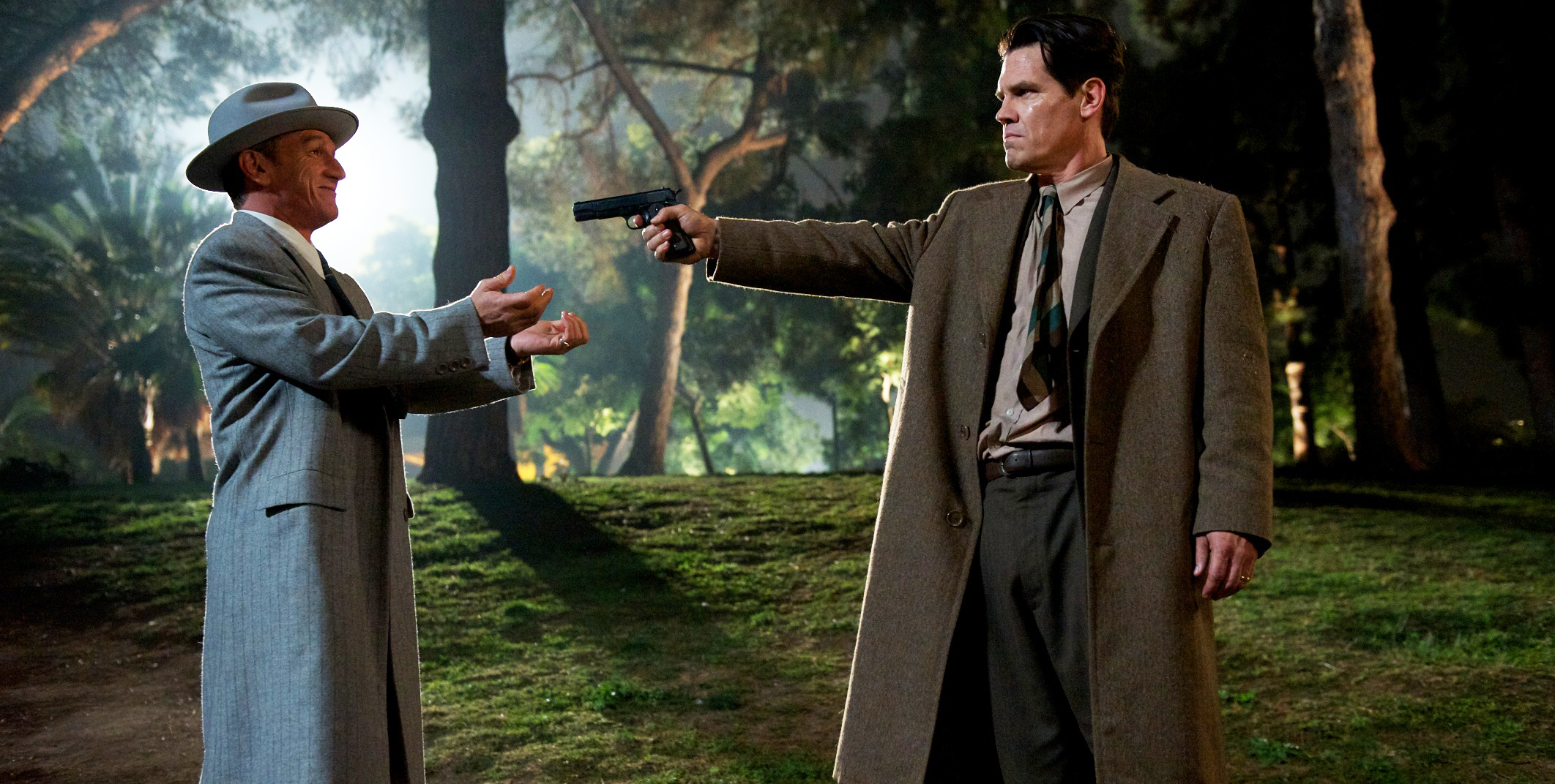 Sean Penn and Josh Brolin in The Gangster Squad