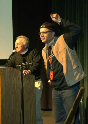 Joe Pantoliano and Eric Weber at event of Second Best (2004)