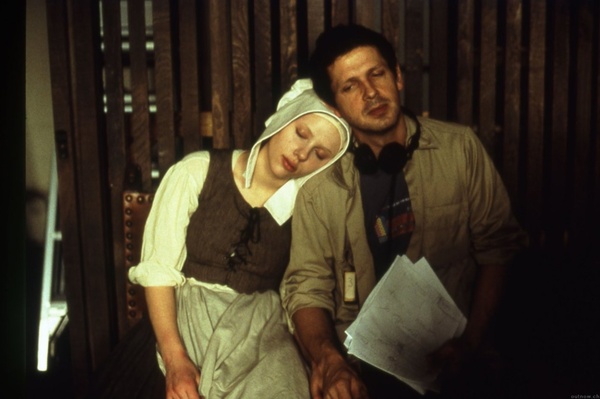 On the set of Girl With A Pearl Earring