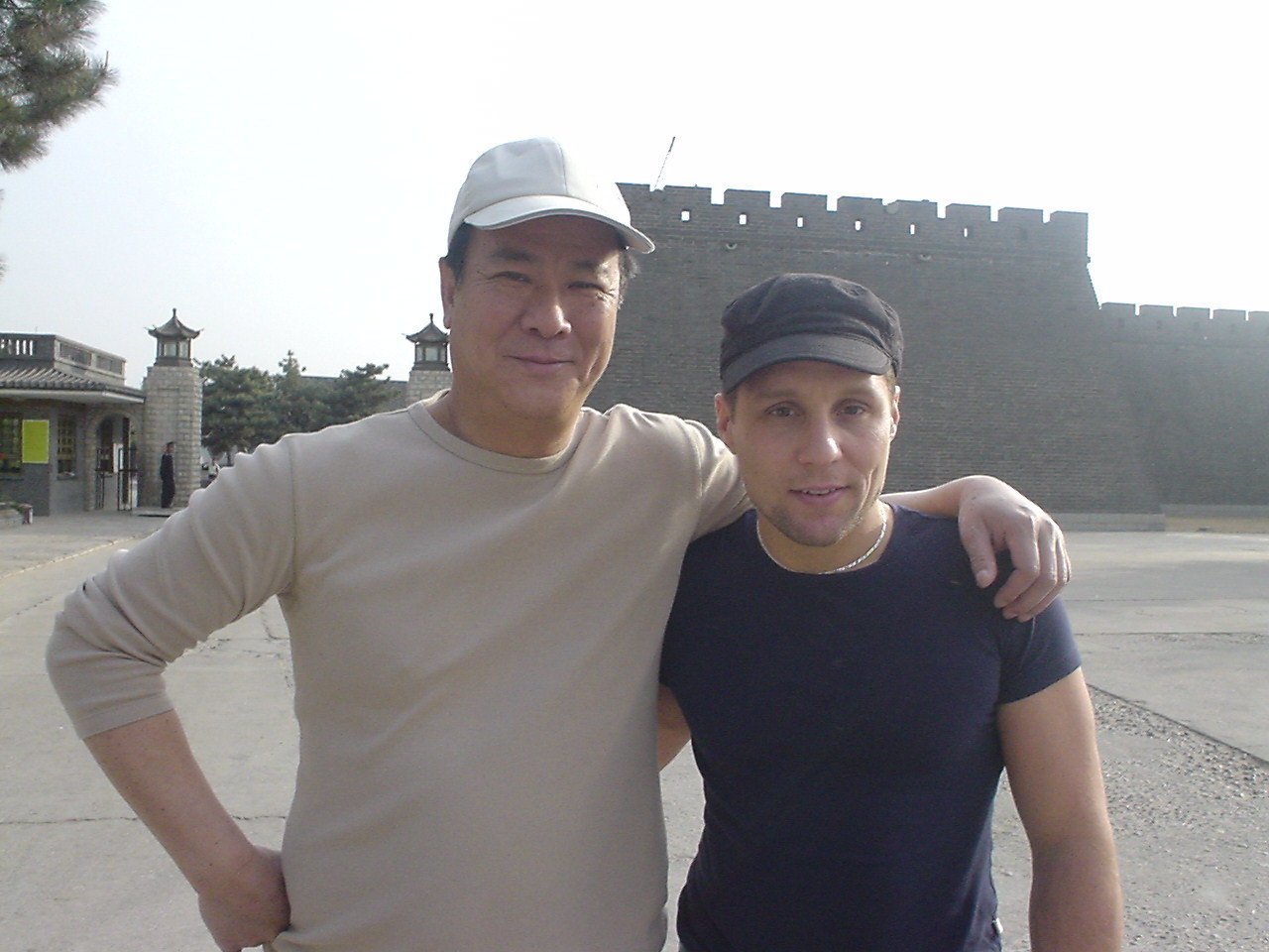 Actor Danny Lee & Michael Wehrhahn in Beijing Studios China