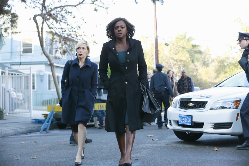 Still of Viola Davis and Liza Weil in How to Get Away with Murder (2014)