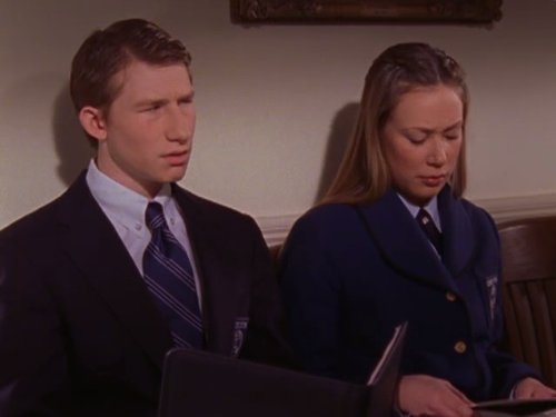 Still of Liza Weil and Adam Wylie in Gilmore Girls (2000)