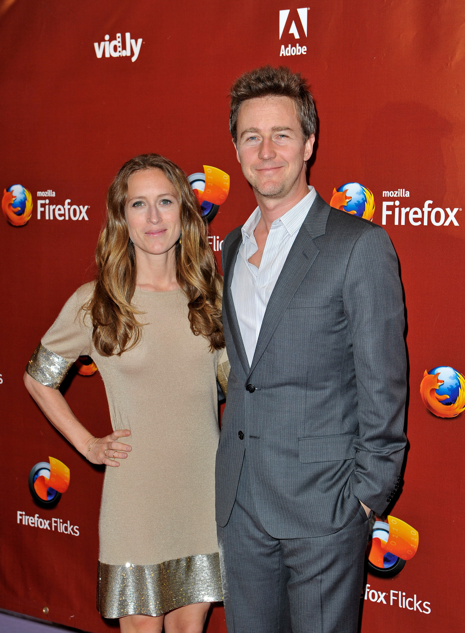 Edward Norton and Shauna Robertson