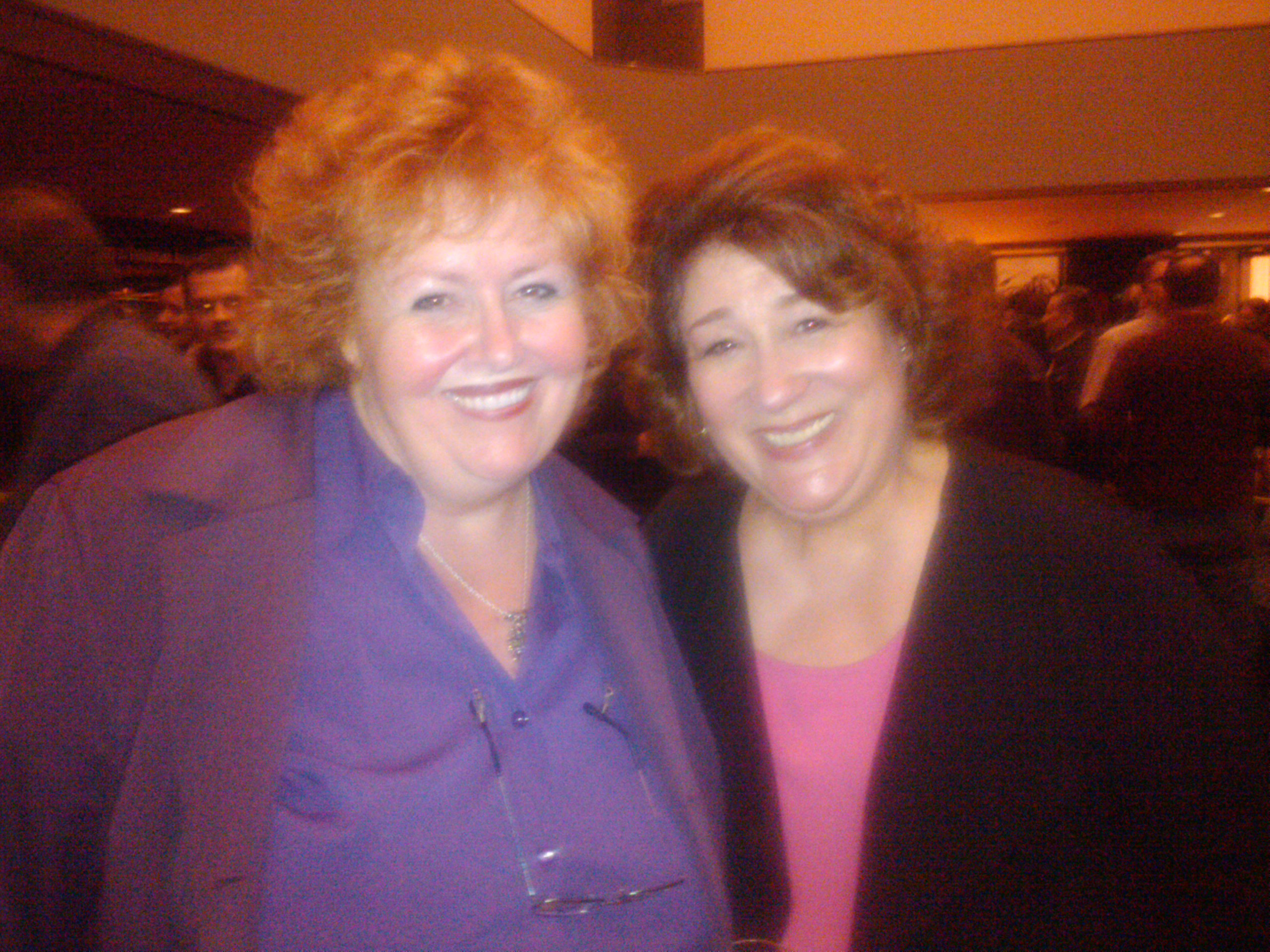 Tracy Weisert & the delightful then soon-to-be Emmy winner Margo Martindale at the Television Academy May 24, 2011 in North Hollywood, CA