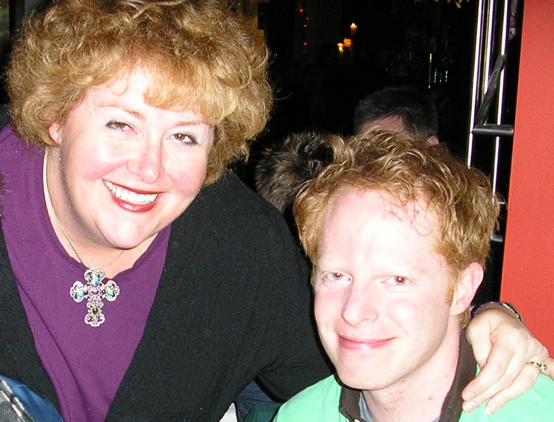 Old friends Tracy Weisert & Jesse Tyler Ferguson in New York City during Jesse's run of The 25th Annual Putnam County Spelling Bee