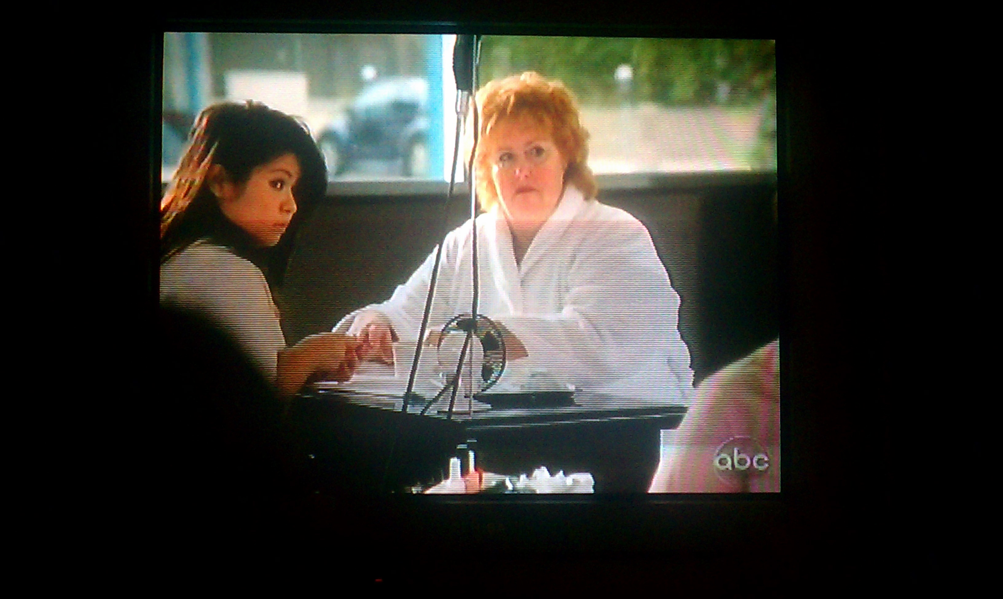 On MODERN FAMILY with Ty Burrell having his spa day with the girls!