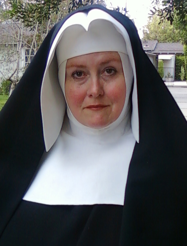 The very serious Mother Superior Tracy Weisert