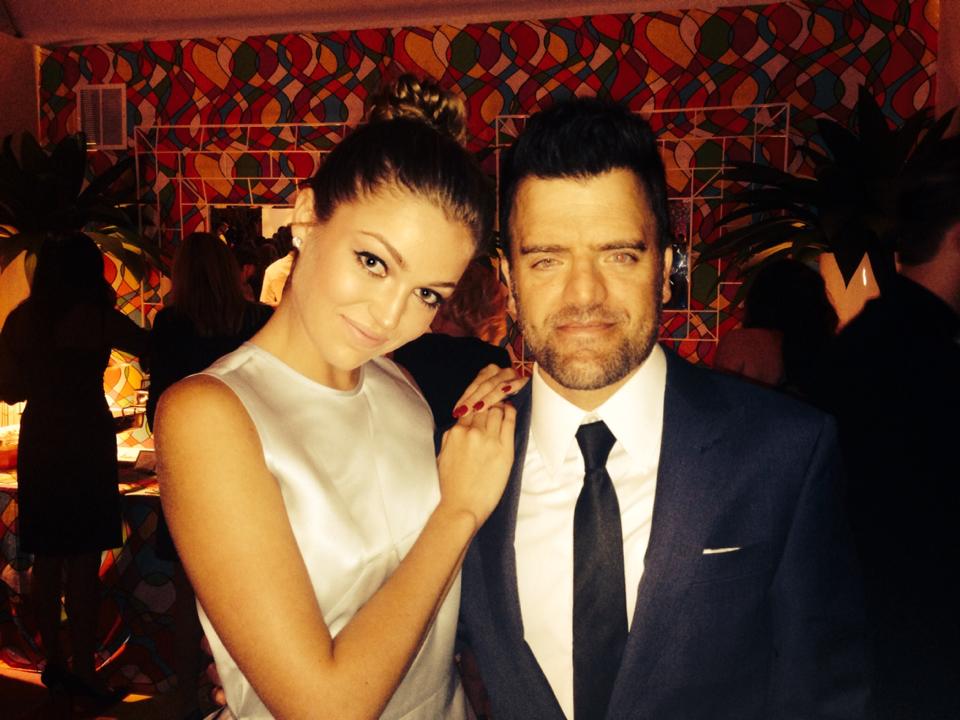2014 HBO Emmy Party, with Lili Simmons