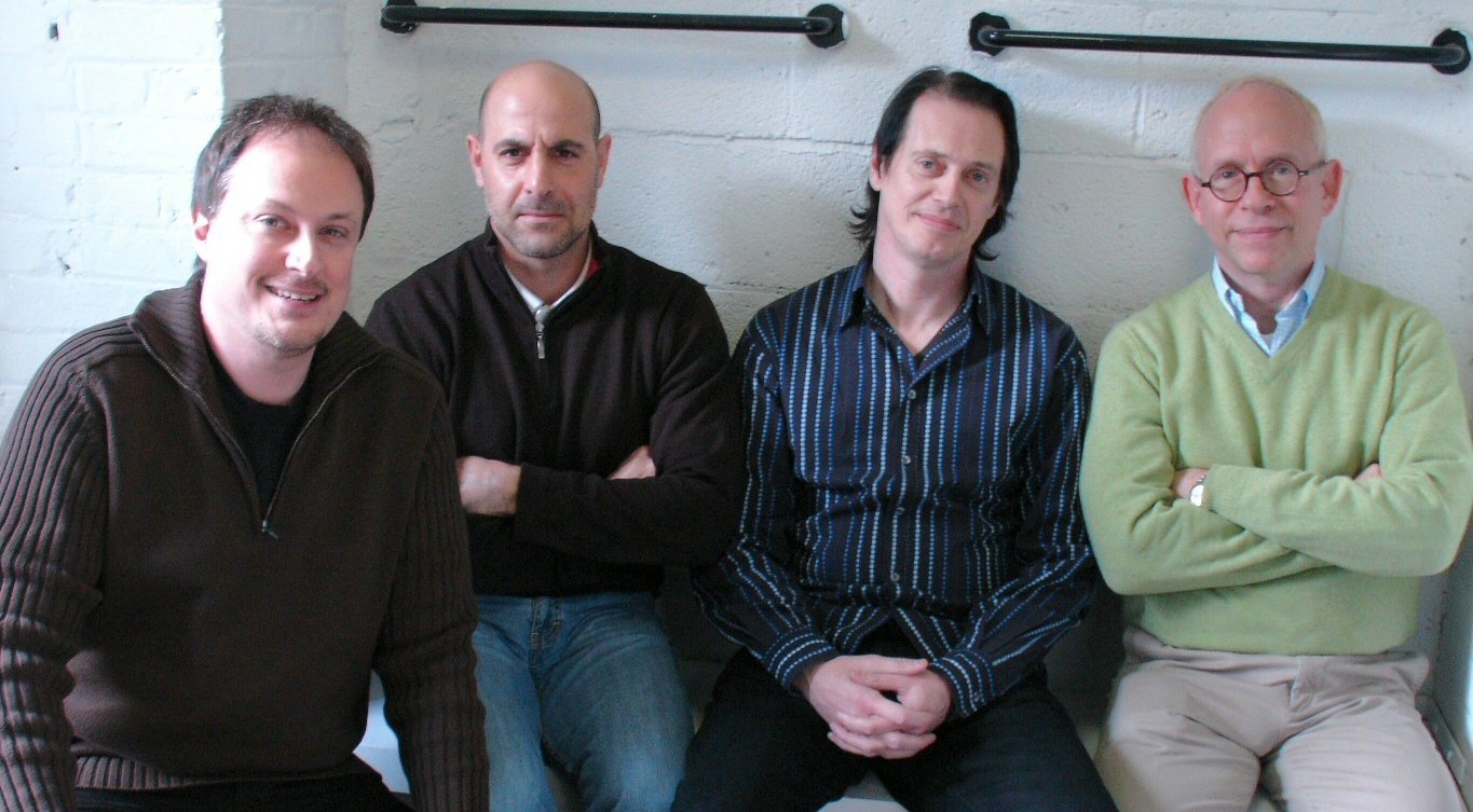 Bruce Weiss with Stanley Tucci, Steve Buscemi & Bob Balaban