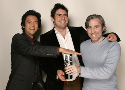 John Cho, Chris Weitz and Paul Weitz