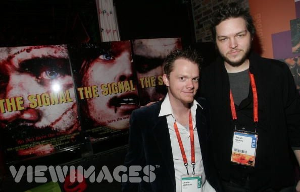 Actor Justin Welborn and director Jacob Gentry at the Sundance Film Festival premiere of THE SIGNAL